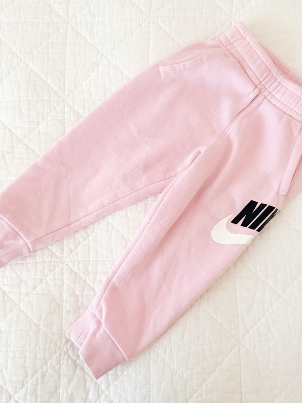 Nike 3T Kids' Pink Fleece Sweatpants Joggers